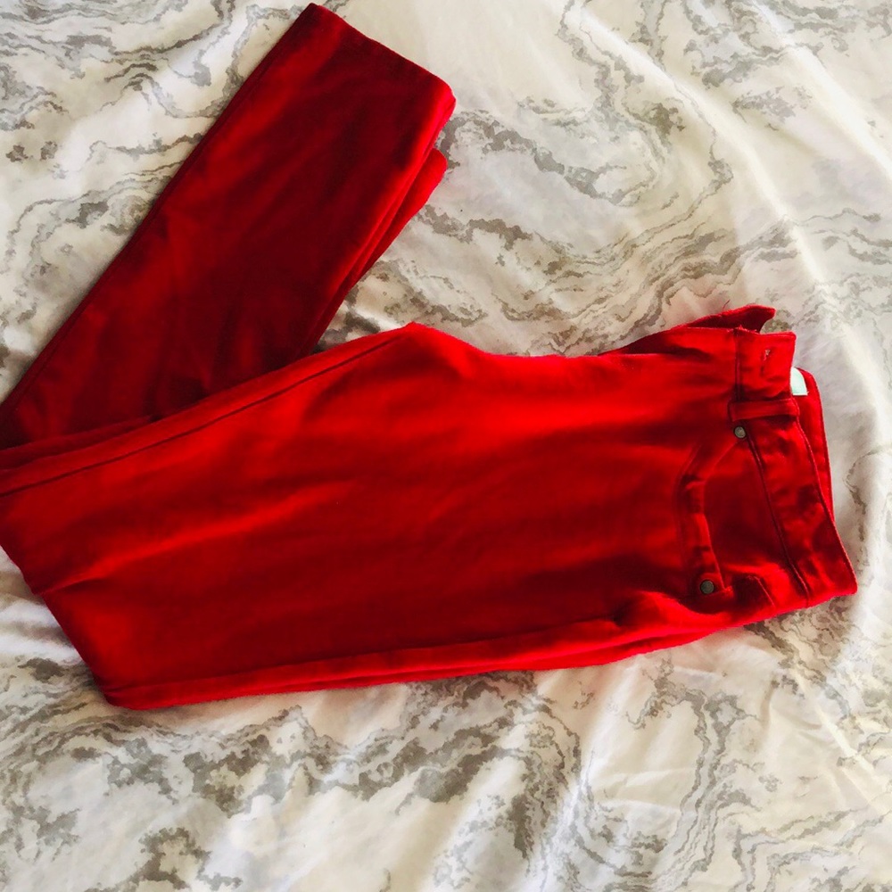 Red Colombian Pants
